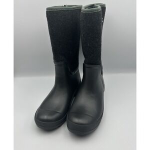 Sperry Walker‎ Wind Rain Boots Womens Size 8 Dark Gray Duck Boots STS99743